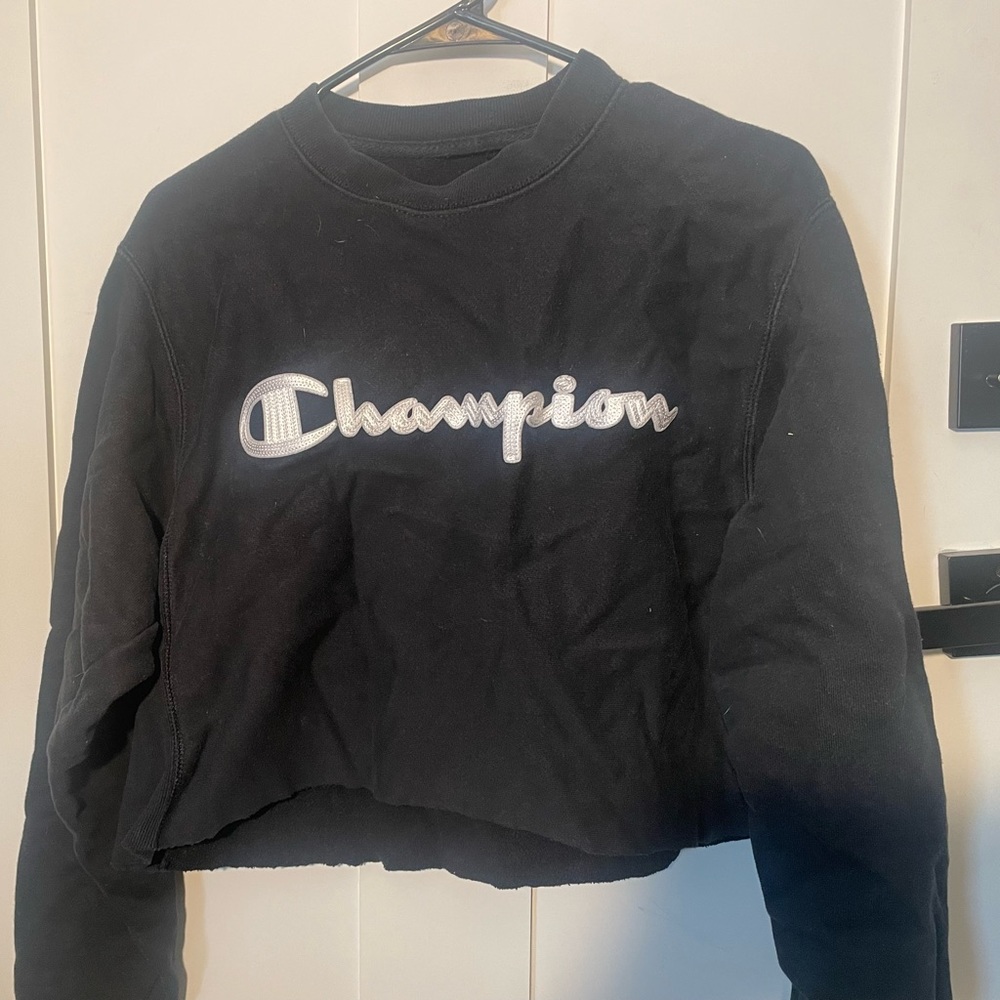 Cropped Champion Crewneck